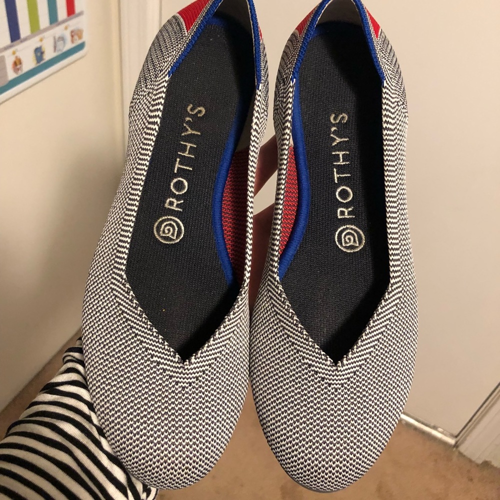 Rothy’s Cherry Ribbon flats size 7